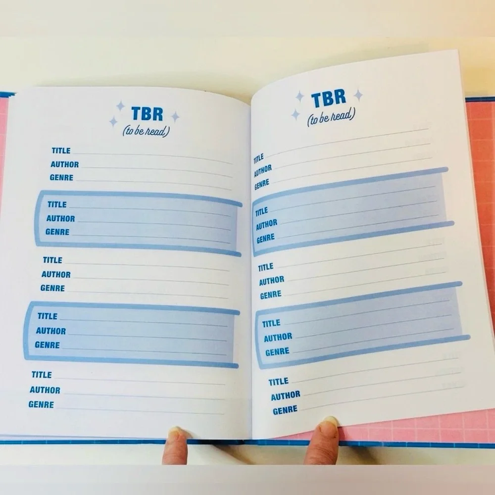 Books Are Magic Guided Hardcover Reading Journal Notebook Blue Cover New Unused
